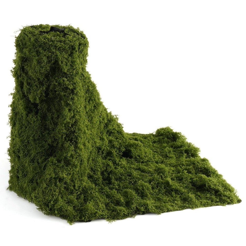 Terrarium Moss Art - DIY人工芝ラグ 耐久性 水やり不要 フェイクモス芝生 本物そっくりのリアルなシミュレーションモスシート リビングルーム用