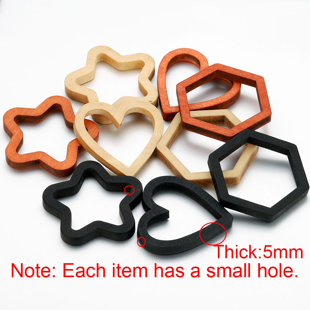 10 個木製ハートスクエアシリコンモールド DIY ジュエリ - Resin Crafts Diy のレビューと価格