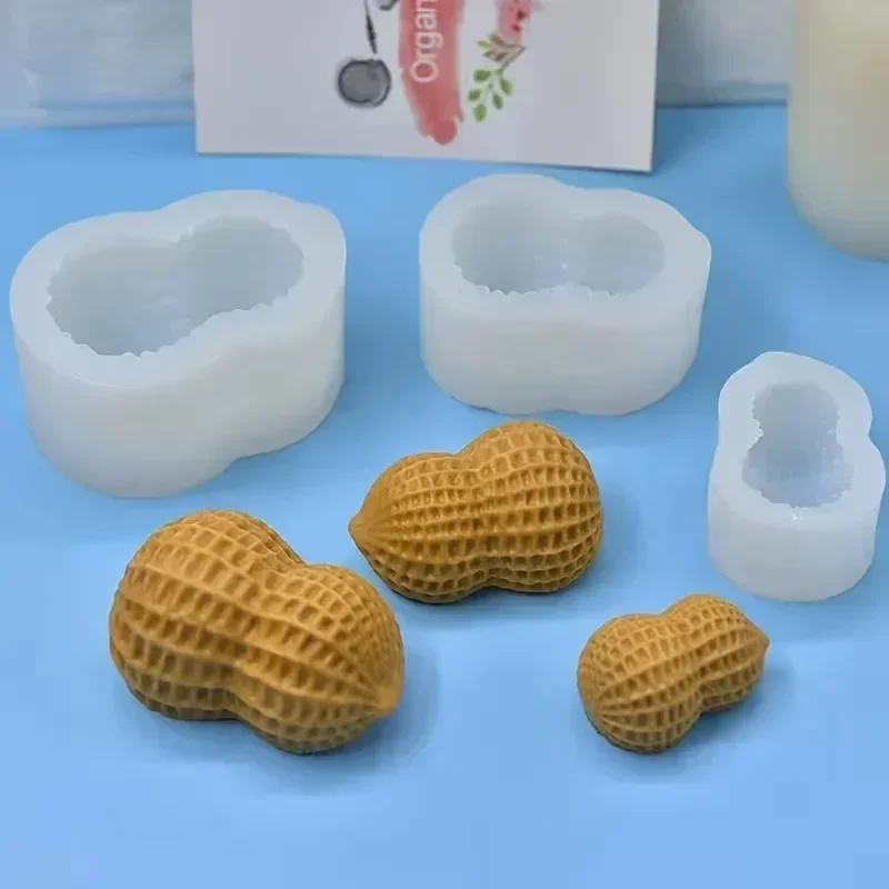 3個入り 2026年 最高品質 新型模擬ピーナッツシリコンモ - Resin Crafts Diy のレビューと価格