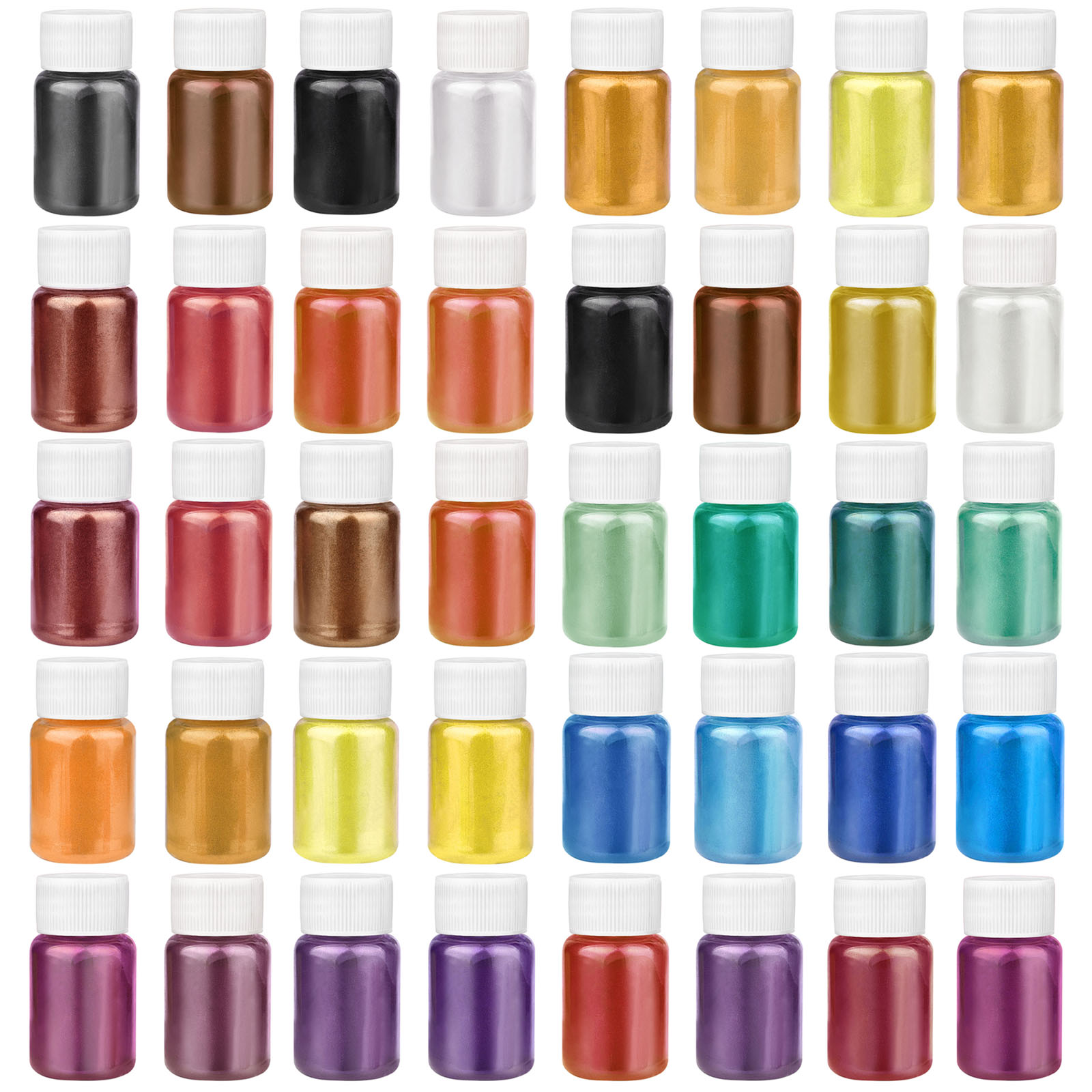 4 色/セット真珠光沢のある粉末樹脂顔料キットマイカミネラル - Resin Pigment Set のレビューと価格
