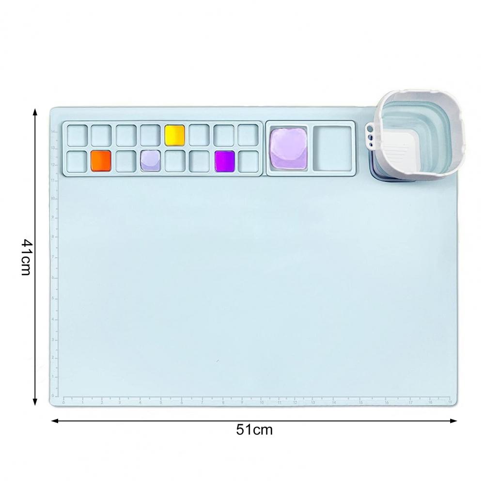 ペイントパッド シリコンペイントマット カップ付き アーティ - Mixing Cup Silicone のレビューと価格