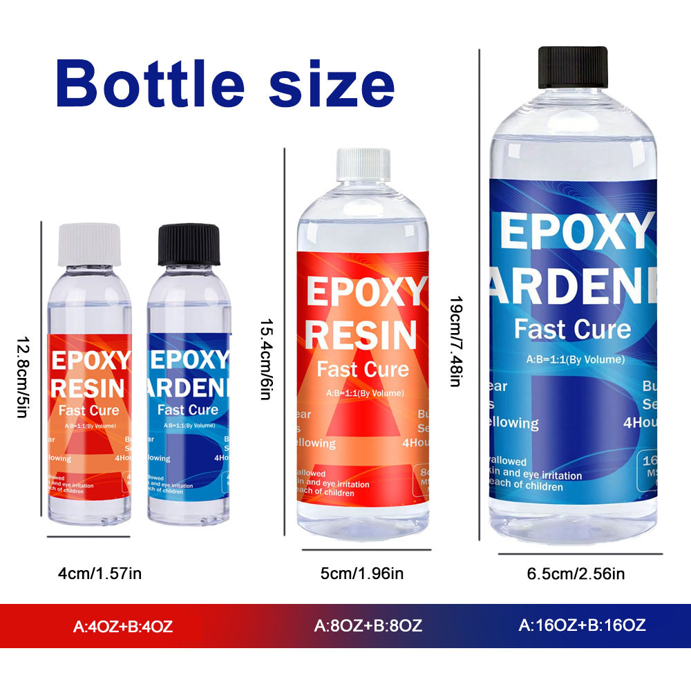 クリアエポキシ樹脂キット 8oz/16oz/32oz 気泡な - Resin Jewelry Kit のレビューと価格