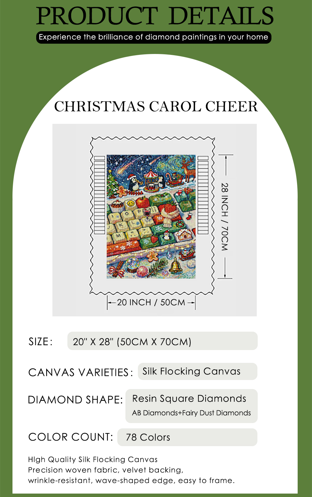 永遠の青春 5D DIY ダイヤモンドペインティングキット  - Resin Craft Ideas のレビューと価格