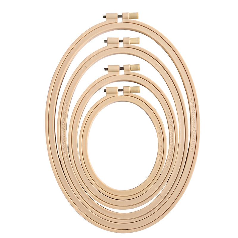 竹プラスチック製の木製フープ,楕円形の刺embroidery - Wood Ring Blank のレビューと価格