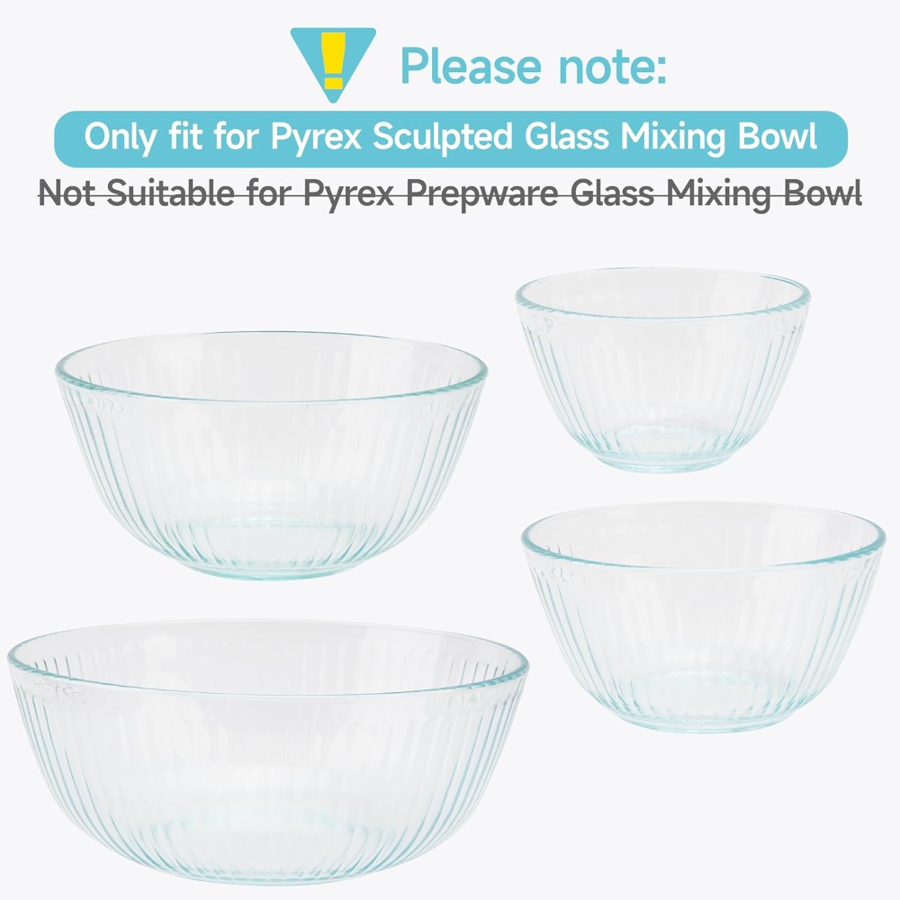 シリコン製蓋 ガラス製ミキシングボウル用 2個セット 小サイ - Mixing Cup Silicone のレビューと価格