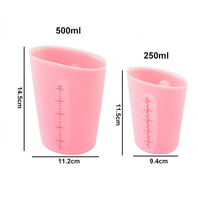 Jcd-ダブルスケールのシリコン測定カップ、焦げ付き防止、耐 - Mixing Cup Silicone のレビューと価格