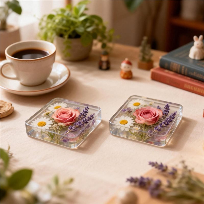 A25I-12個穴エクストラディープコースター樹脂型シリコン - Coaster Mold Round のレビューと価格