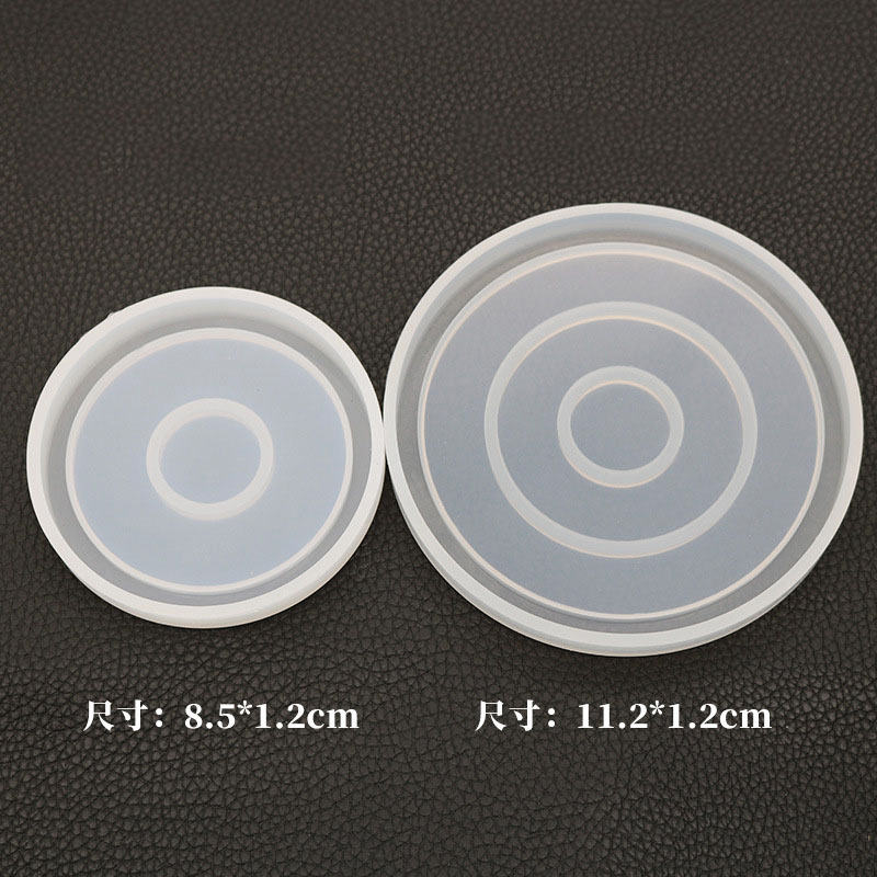 丸いトレイセメント型、コンクリート樹脂コースター用シリコン型 - Coaster Mold Round のレビューと価格