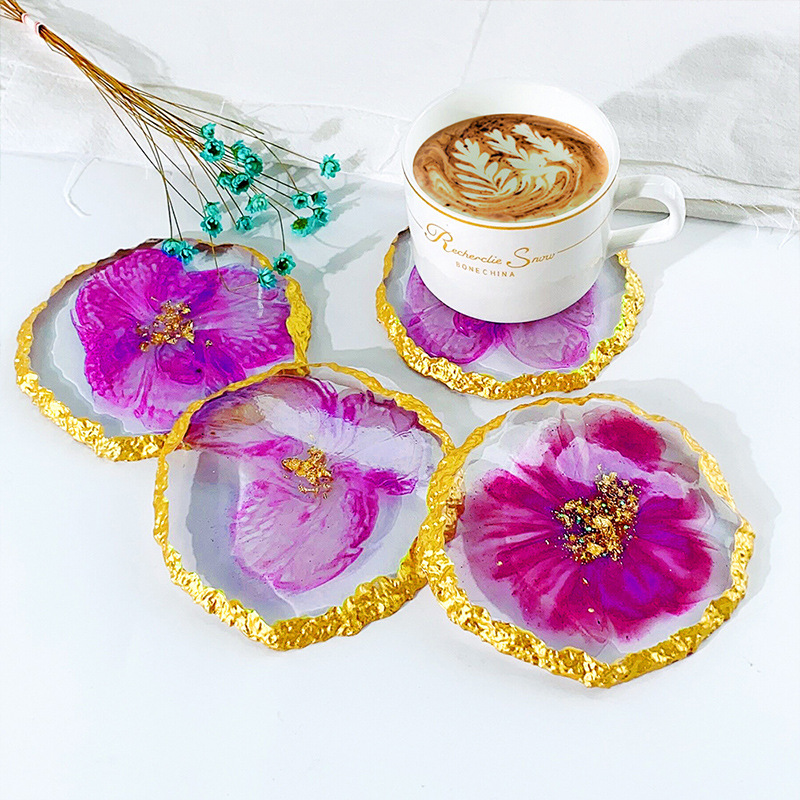 DM413 Drusy コースター樹脂モールドジオードエポキ - Serving Tray Mold のレビューと価格