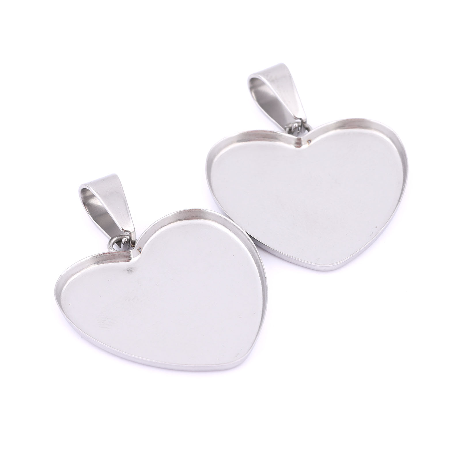 ステンレス鋼の金メッキのカボション,25mm,10個,ジュエ - Bezels Set Pendant のレビューと価格