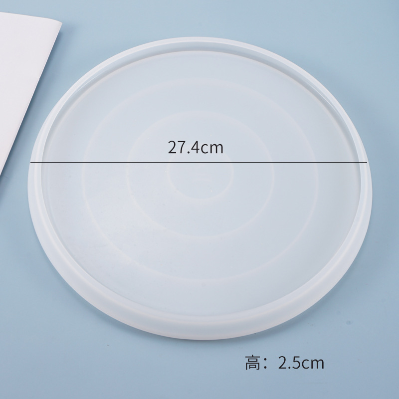 ジュエリー皿型,エポキシ樹脂コースター用の大きな丸いトレイ, - Coaster Mold Round のレビューと価格