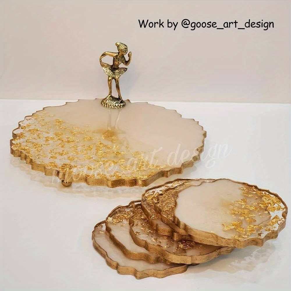 不規則な形のアゲートジオードレジンシリコンモールドセット、1 - Geode Mold Silicone のレビューと価格
