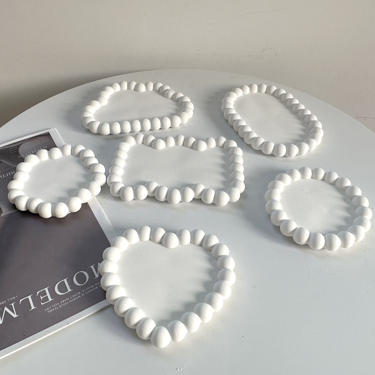 バブル収納トレイシリコーン型 DIY 樹脂石膏セメントギフト - Coaster Mold Round のレビューと価格