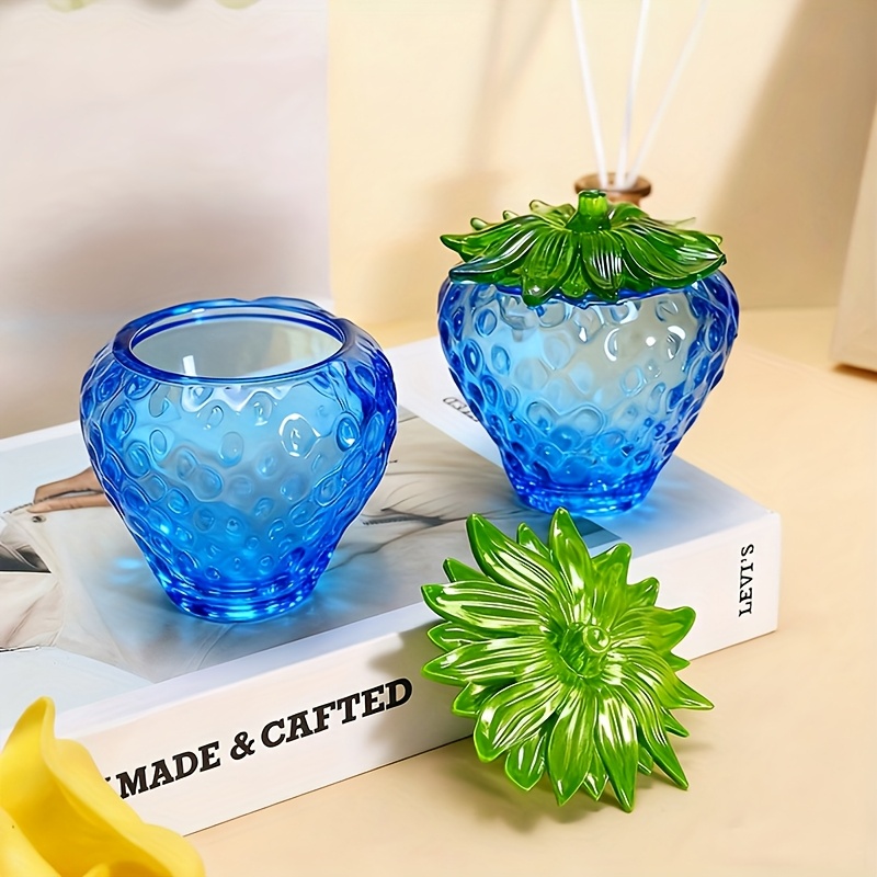 蓋付きイチゴ缶樹脂型1個、DIYジュエリー収納ボックス、石膏 - Resin Craft Ideas のレビューと価格