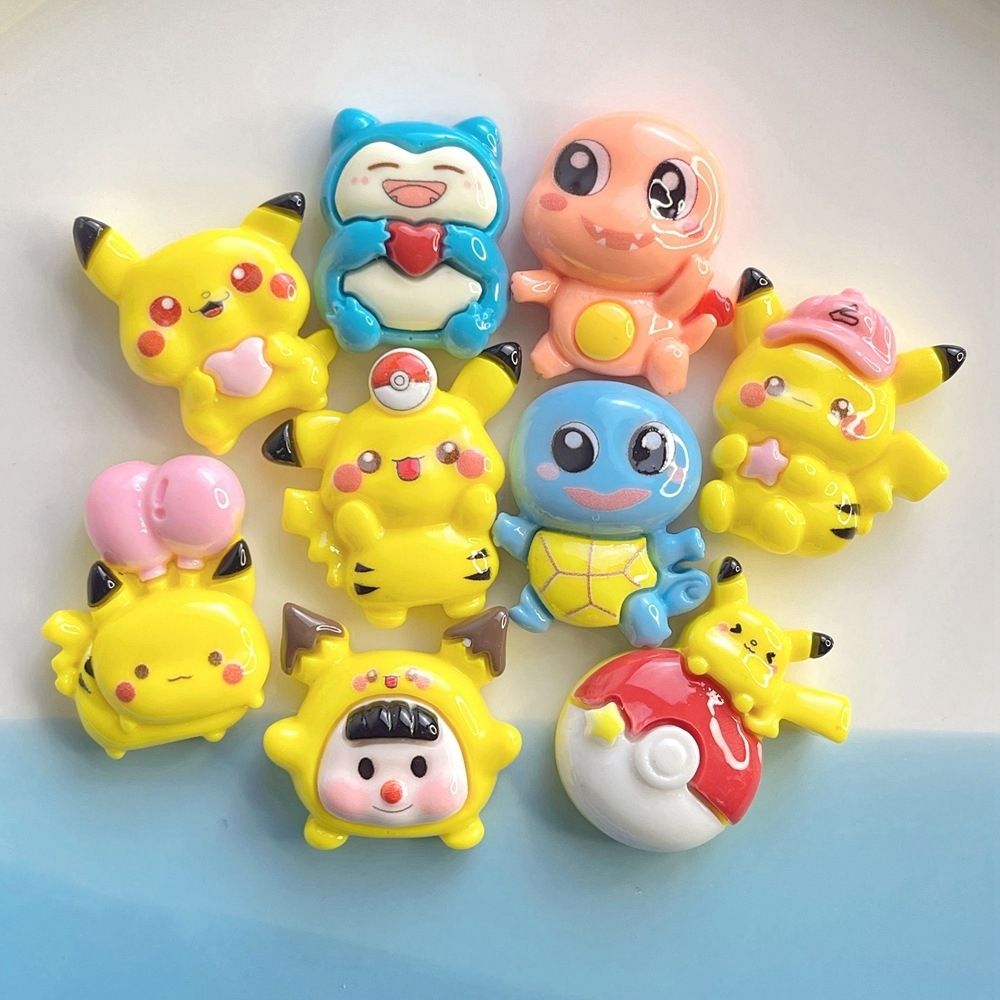 新しいDIYクラフト材料、漫画ポケモン用、樹脂製アクセサリー - Resin Crafts Diy のレビューと価格
