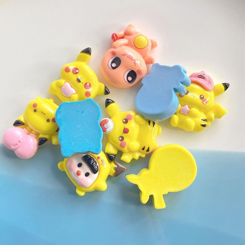 新しいDIYクラフト材料、漫画ポケモン用、樹脂製アクセサリー - Resin Crafts Diy のレビューと価格