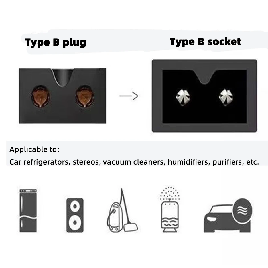 2ピン接続ケーブル、電源アダプタープラグ、ワイヤー、車載クー - Vacuum Chamber Small のレビューと価格