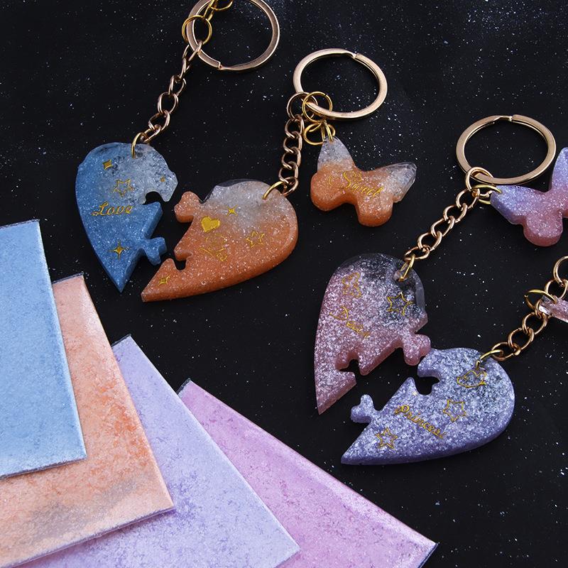 きらめく顔料着色剤,UV樹脂,エポキシ,ジュエリー製造用品 - Resin Pigment Set のレビューと価格
