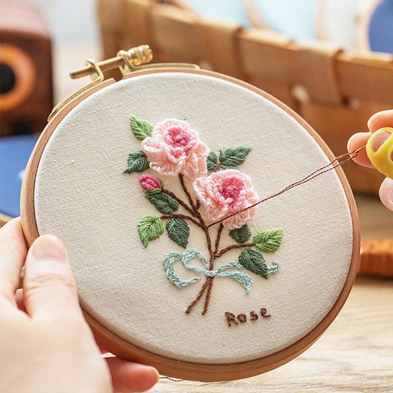 1個入り 高品質ブナ材刺繍枠 木製刺繍サークルリングホルダー - Wood Ring Blank のレビューと価格
