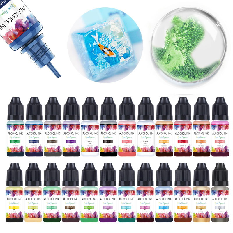 エポキシ樹脂用液体着色剤染料拡散、アートインクアルコール、樹 - Resin Dye Alcohol のレビューと価格