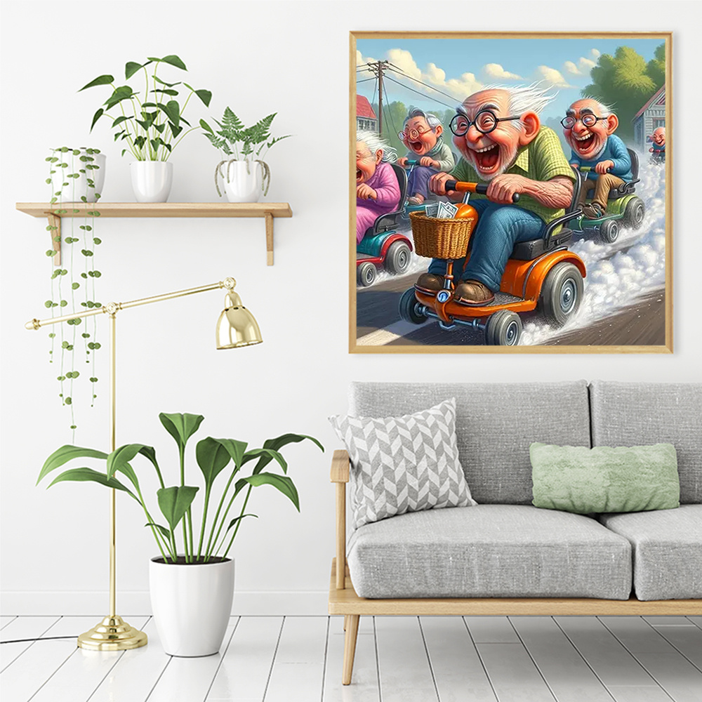 Momoart 5D DIY ダイヤモンドモザイク老人カップ - Resin Craft Kit のレビューと価格