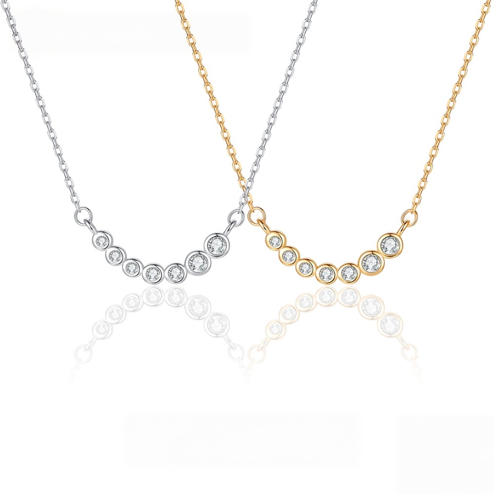 MOVESKI ベゼルセット ラウンド モアサナイト スマイ - Bezels Set Pendant のレビューと価格