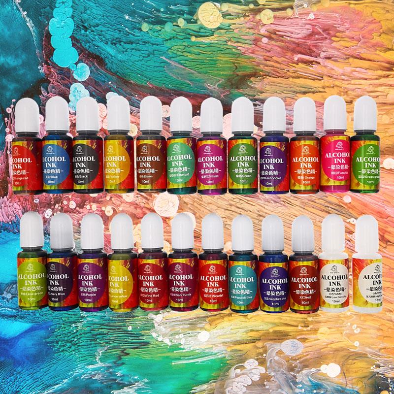 芸術的なUVエポキシ樹脂インク,アルコール樹脂顔料,液体着色 - Resin Dye Alcohol のレビューと価格