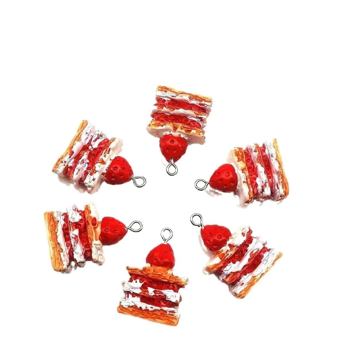 10個入り ミニシミュレーションストロベリーケーキ レジンペ - Resin Crafts Diy のレビューと価格