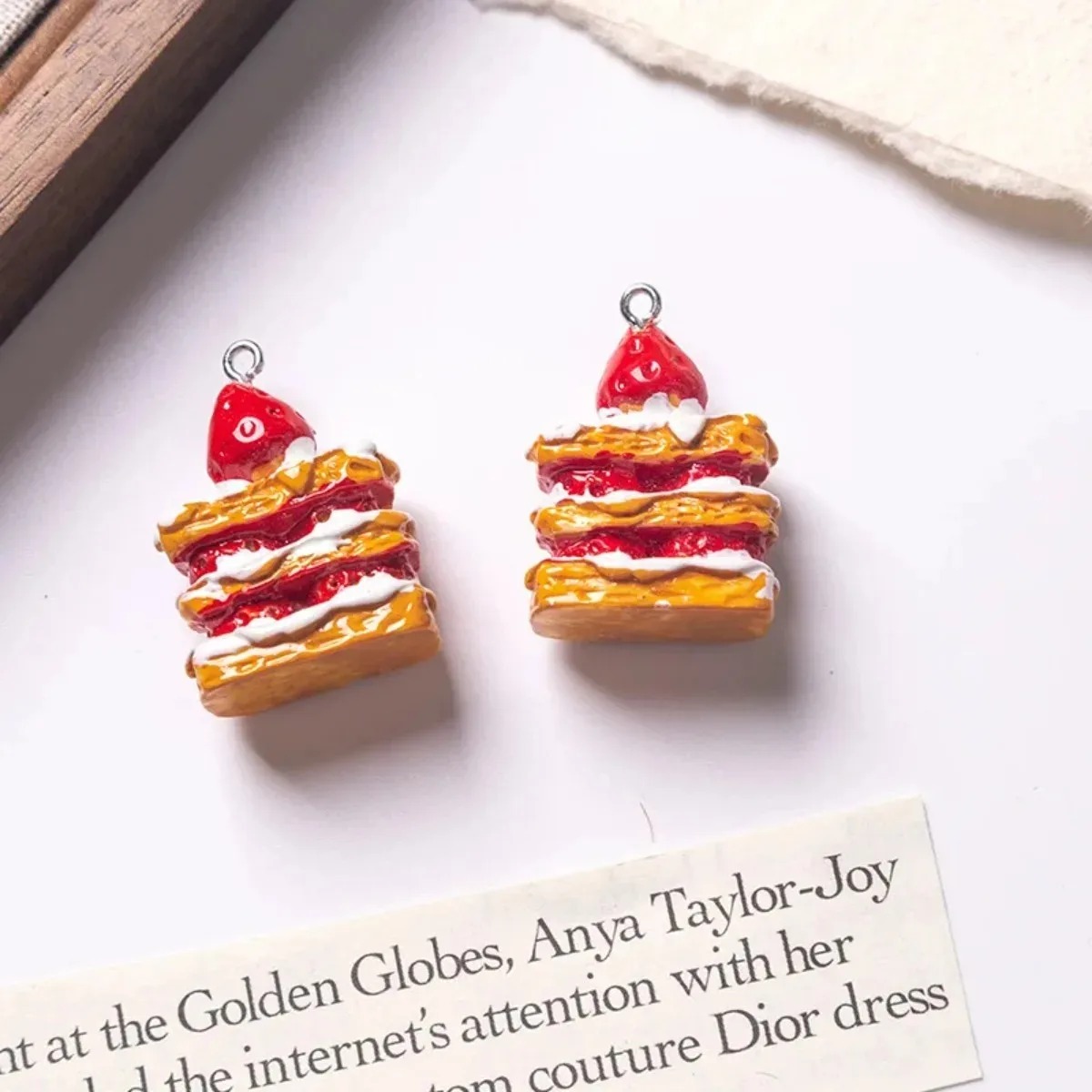 10個入り ミニシミュレーションストロベリーケーキ レジンペ - Resin Crafts Diy のレビューと価格