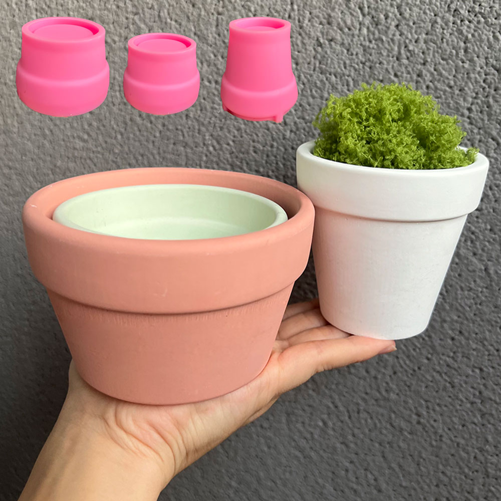 コンクリート植木鉢用シリコンモールド,丸型セメントキャンドル - Coaster Mold Round のレビューと価格