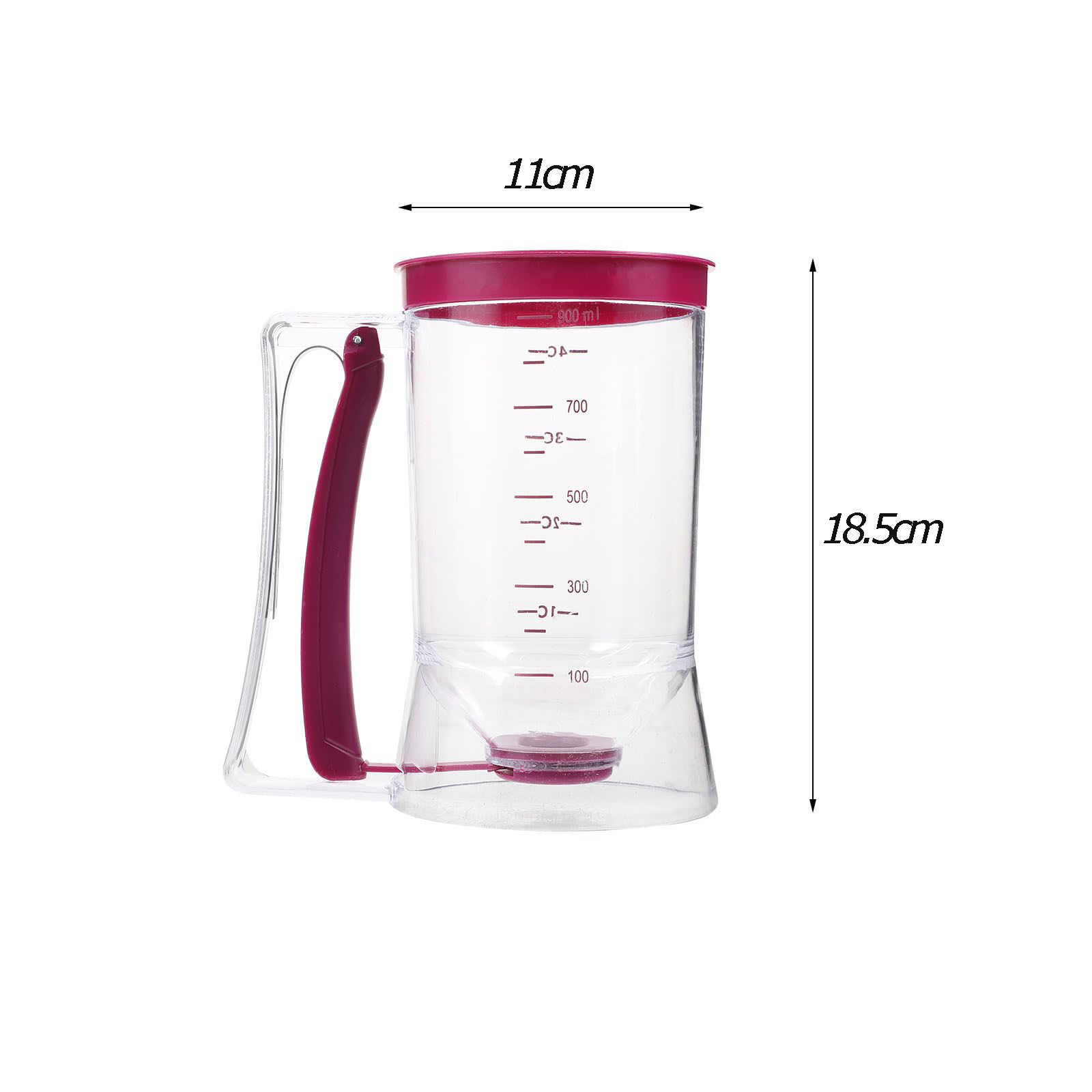 900ml バッターディスペンサー カップケーキ パンケーキ - Mixing Cup Silicone のレビューと価格