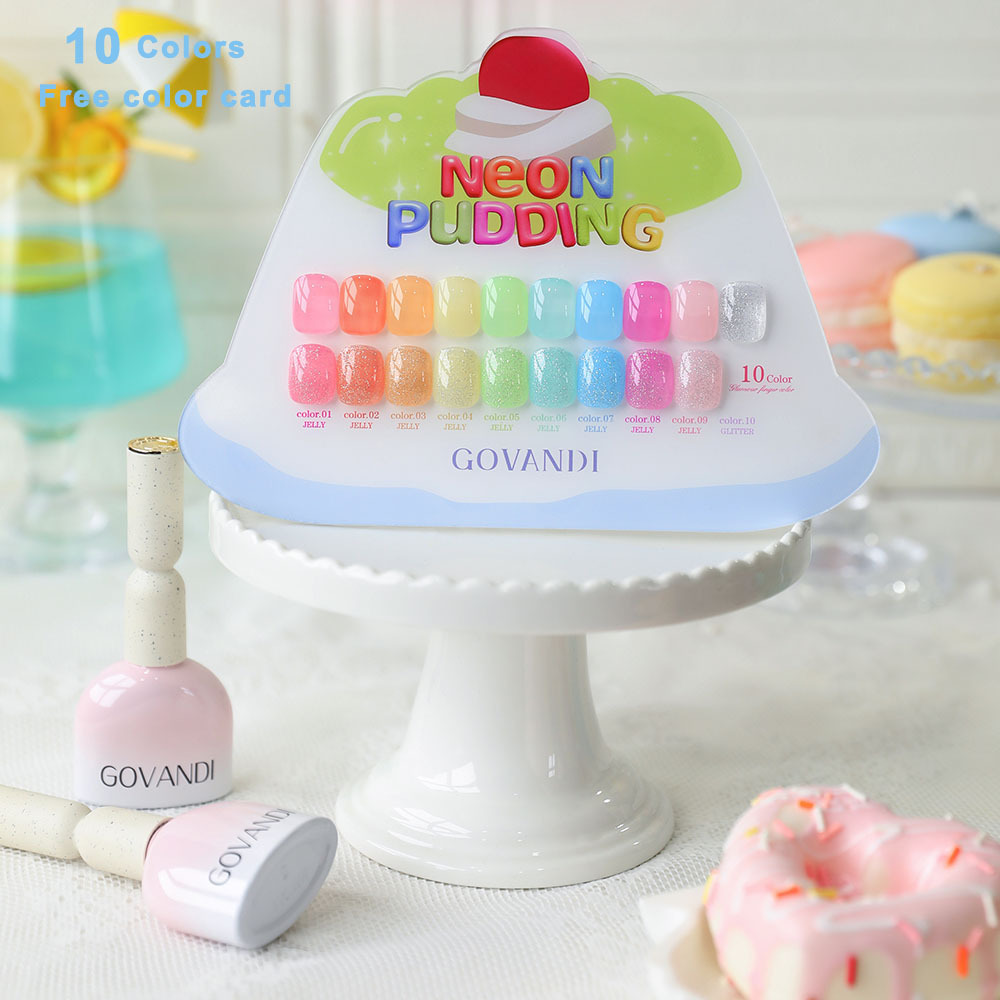 春夏10個入りアイスクリームジェルネイルポリッシュセットソー - Resin Glitter Pack のレビューと価格